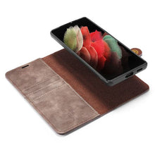 Laden Sie das Bild in den Galerie-Viewer, Samsung Galaxy S21 Ultra Magnetic 2-in-1 Detachable Leather Wallet Case - Libiyi