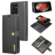 Laden Sie das Bild in den Galerie-Viewer, Samsung Galaxy S21 Ultra Magnetic 2-in-1 Detachable Leather Wallet Case - Libiyi