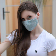 Cargar imagen en el visor de la galería, Fashion shiny Facewashable And Reusable Outdoor Sequined Cover Face-Mask - Libiyi