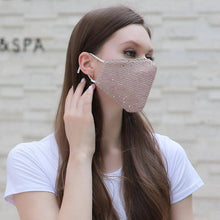 Cargar imagen en el visor de la galería, Fashion shiny Facewashable And Reusable Outdoor Sequined Cover Face-Mask - Libiyi