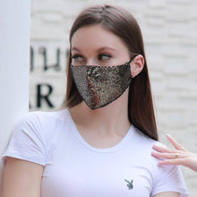 Cargar imagen en el visor de la galería, Fashion shiny Facewashable And Reusable Outdoor Sequined Cover Face-Mask - Libiyi