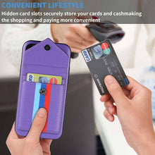 Charger l&#39;image dans la galerie, Lanyard Leather Wallet Card Holder Stand Phone Case For iPhone - Libiyi