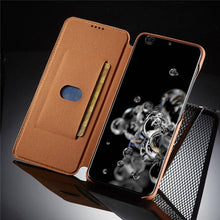 Carregar imagem no visualizador da galeria, Magnetic Leather Wallet Card Slot Case for Samsung - Libiyi