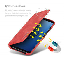 Carregar imagem no visualizador da galeria, Magnetic Leather Wallet Card Slot Case for Samsung - Libiyi