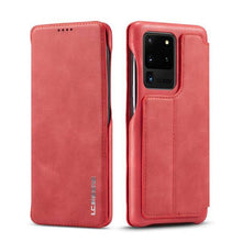 Carregar imagem no visualizador da galeria, Magnetic Leather Wallet Card Slot Case for Samsung - Libiyi