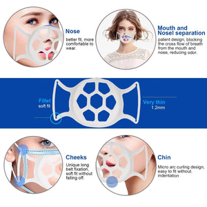 3D Softer Face Mask Bracket for More Breathing Space - Libiyi