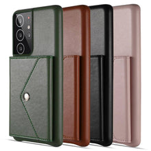 Carregar imagem no visualizador da galeria, Multifunction PU Leather Flip Wallet Case for Samsung - Libiyi