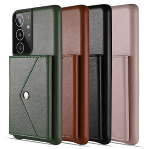 Multifunction PU Leather Flip Wallet Case for Samsung - Libiyi