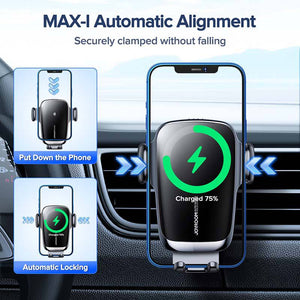 15W Qi Car Phone Holder Wireless Car Charger - Libiyi