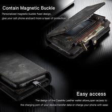 Cargar imagen en el visor de la galería, Multifunctional Wallet PU Leather Case for Galaxy - Libiyi