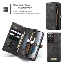 Cargar imagen en el visor de la galería, Multifunctional Wallet PU Leather Case for Galaxy - Libiyi