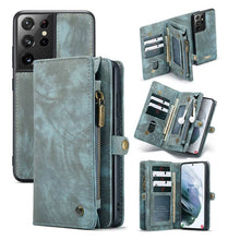 Cargar imagen en el visor de la galería, Multifunctional Wallet PU Leather Case for Galaxy - Libiyi