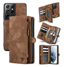 Cargar imagen en el visor de la galería, Multifunctional Wallet PU Leather Case for Galaxy - Libiyi