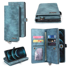 Laden Sie das Bild in den Galerie-Viewer, Cardholder Wrist Leather Phone Case for iPhone - Libiyi