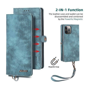 Cardholder Wrist Leather Phone Case for iPhone - Libiyi