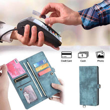 Cargar imagen en el visor de la galería, Cardholder Wrist Leather Phone Case for iPhone - Libiyi