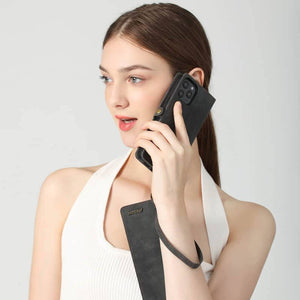 Cardholder Wrist Leather Phone Case for iPhone - Libiyi