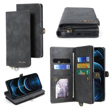 Cargar imagen en el visor de la galería, Cardholder Wrist Leather Phone Case for iPhone - Libiyi