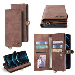 Cardholder Wrist Leather Phone Case for iPhone - Libiyi