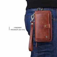 Cargar imagen en el visor de la galería, Leather Detachable Magnetic Wallet Case For Galaxy - Libiyi