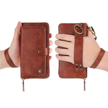 Cargar imagen en el visor de la galería, Leather Detachable Magnetic Wallet Case For Galaxy - Libiyi