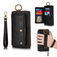 Cargar imagen en el visor de la galería, Leather Detachable Magnetic Wallet Case For Galaxy - Libiyi