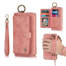 Cargar imagen en el visor de la galería, Leather Detachable Magnetic Wallet Case For Galaxy - Libiyi