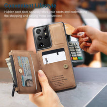 Laden Sie das Bild in den Galerie-Viewer, Multifunctional Wallet Phone Case For Galaxy - Libiyi