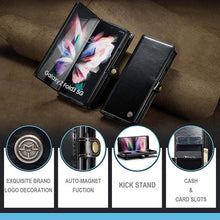 Laden Sie das Bild in den Galerie-Viewer, Luxury Flip Leather Card Slots Phone Case for Galaxy Z Fold 3 5G - Libiyi