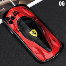 Cargar imagen en el visor de la galería, 2022 3D Elliptical Glass Racing Car iPhone Case - Libiyi