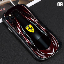 Cargar imagen en el visor de la galería, 2022 3D Elliptical Glass Racing Car iPhone Case - Libiyi