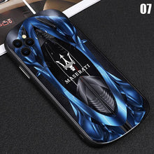 Load image into Gallery viewer, 2022 3D Elliptical Glass Racing Car iPhone Case - Libiyi