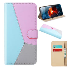 Cargar imagen en el visor de la galería, Three Color Matching Wallet Phone Case For Samsung - Libiyi