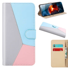 Cargar imagen en el visor de la galería, Three Color Matching Wallet Phone Case For Samsung - Libiyi