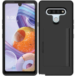 Armor Protective Card Holder Case for LG K51 - Libiyi