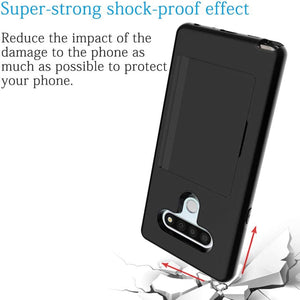 Armor Protective Card Holder Case for LG K51 - Libiyi