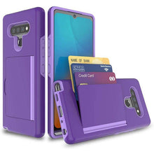 Laden Sie das Bild in den Galerie-Viewer, Armor Protective Card Holder Case for LG K51 - Libiyi