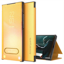 Cargar imagen en el visor de la galería, Kevlar Slim Flip Cover Smart Window Case For iPhone - Libiyi