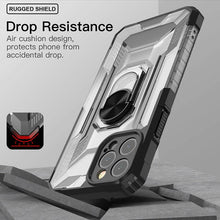 Cargar imagen en el visor de la galería, Magnetic Metal Finger Ring Holder Armor Case For iPhone - Libiyi