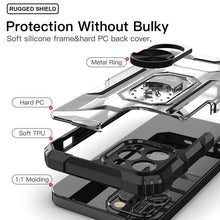 Load image into Gallery viewer, Magnetic Metal Finger Ring Holder Armor Case For iPhone - Libiyi