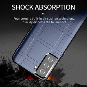 TPU Thick Solid Rough Armor Tactical Protective Cover Case For Samsung S21 - Libiyi