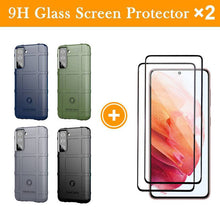 Load image into Gallery viewer, TPU Thick Solid Rough Armor Tactical Protective Cover Case For Samsung S21 - Libiyi