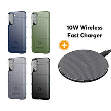 Charger l&#39;image dans la galerie, TPU Thick Solid Rough Armor Tactical Protective Cover Case For Samsung S21 - Libiyi