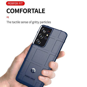 TPU Thick Solid Rough Armor Tactical Protective Cover Case For Samsung S21 Ultra - Libiyi