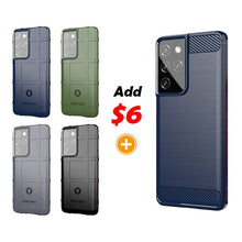 Charger l&#39;image dans la galerie, TPU Thick Solid Rough Armor Tactical Protective Cover Case For Samsung S21 Ultra - Libiyi