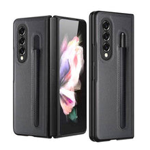 Laden Sie das Bild in den Galerie-Viewer, Luxury Business PU Leather Case for Samsung Galaxy Z Fold 3 5G with S Pen Holder - Libiyi