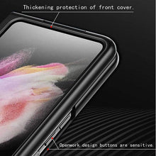 Laden Sie das Bild in den Galerie-Viewer, S Pen Slot Protective Leather Case for Samsung Galaxy Z Fold 3 5G - Libiyi