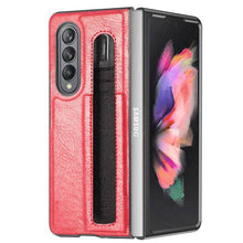 Laden Sie das Bild in den Galerie-Viewer, S Pen Slot Protective Leather Case for Samsung Galaxy Z Fold 3 5G - Libiyi