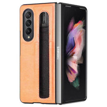 Laden Sie das Bild in den Galerie-Viewer, S Pen Slot Protective Leather Case for Samsung Galaxy Z Fold 3 5G - Libiyi