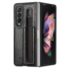 Laden Sie das Bild in den Galerie-Viewer, S Pen Slot Protective Leather Case for Samsung Galaxy Z Fold 3 5G - Libiyi